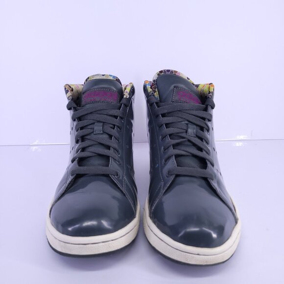 Adidas Stan Smith Mid W BH Gray Multicolor Polka Dot Sneakers Sz 9 Art 280968 - Picture 5 of 16